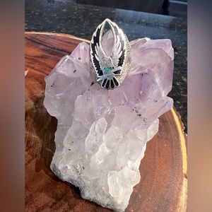 Sterling silver size 8 ring